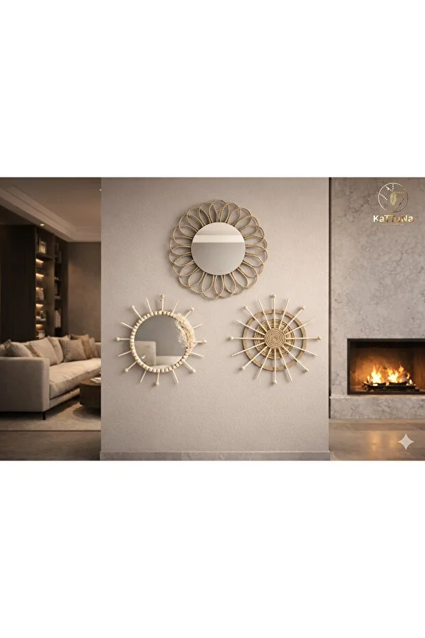 Jüt İp Ve Ham Boncuk 3’lü Set